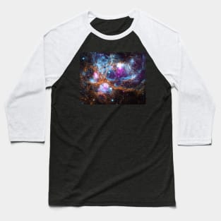 Star Clusters NGC 6357 Supernovas Cosmic Winter Wonderland Baseball T-Shirt